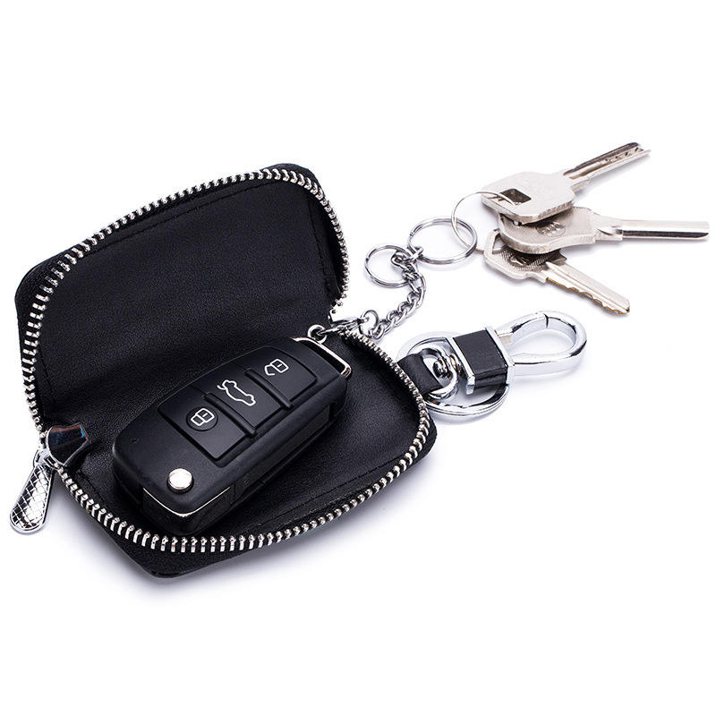 Genuine Leather Car Key Wallet - Smart Co<i></i>ntrol Key Bag by Shenzhen Xuancai Mofang